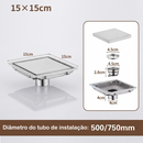 Ralo Inteligente Clicável de Inox